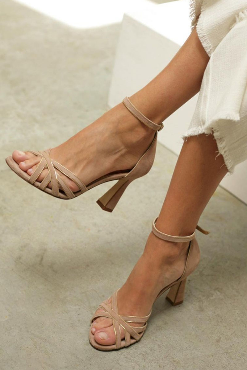 Elviera™ | Elegante Patchwork-Sandalen