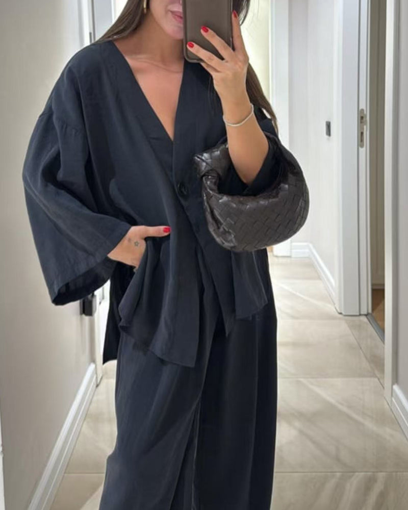Mélanie™ | Elegantes, lässiges Set aus leichtem Stoff