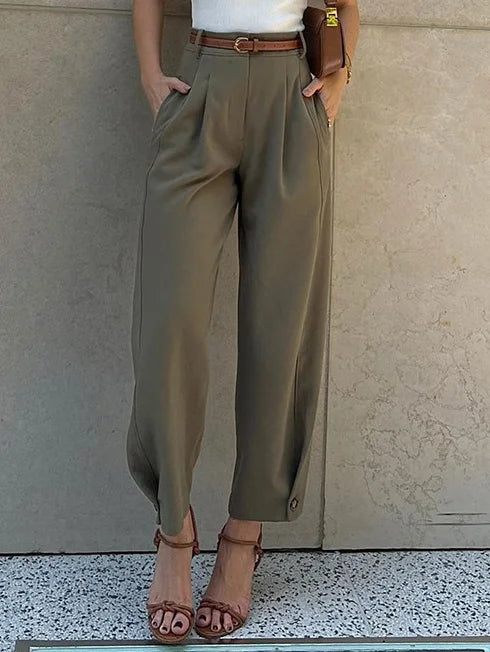 Bethany™ | Elegante Bundfaltenhose