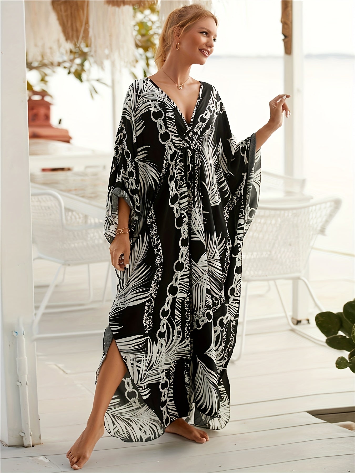 Calliope™ | Elegantes Tropenkleid aus Bambus