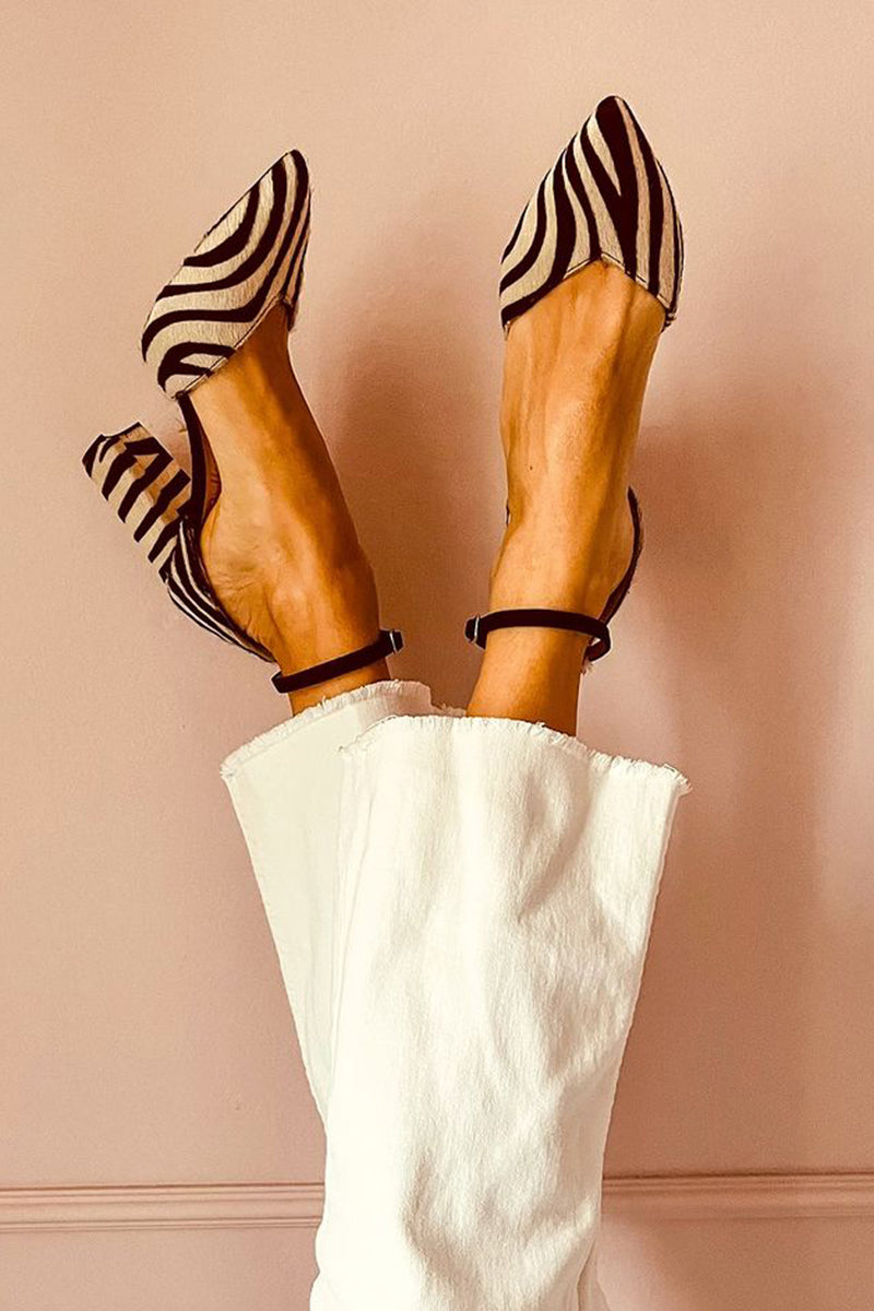 Zebrina™ | Elegante Sandalen mit mittelhohem Absatz