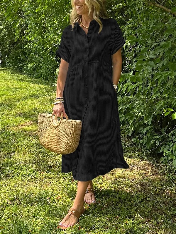 Aglyn™ | Elegantes Maxikleid aus Baumwolle