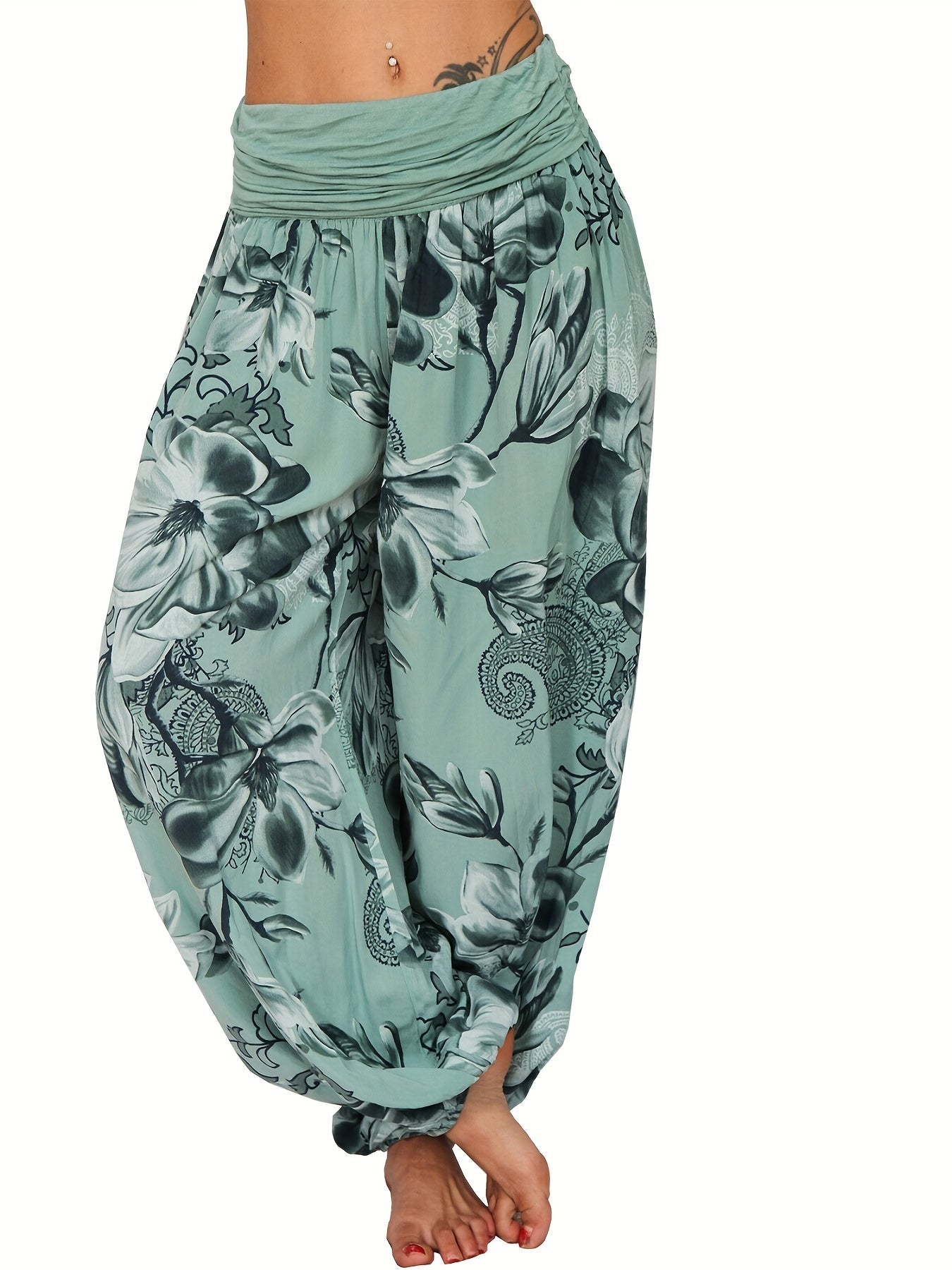 Muri™ | Elegante Blumen-Bohémien-Hose
