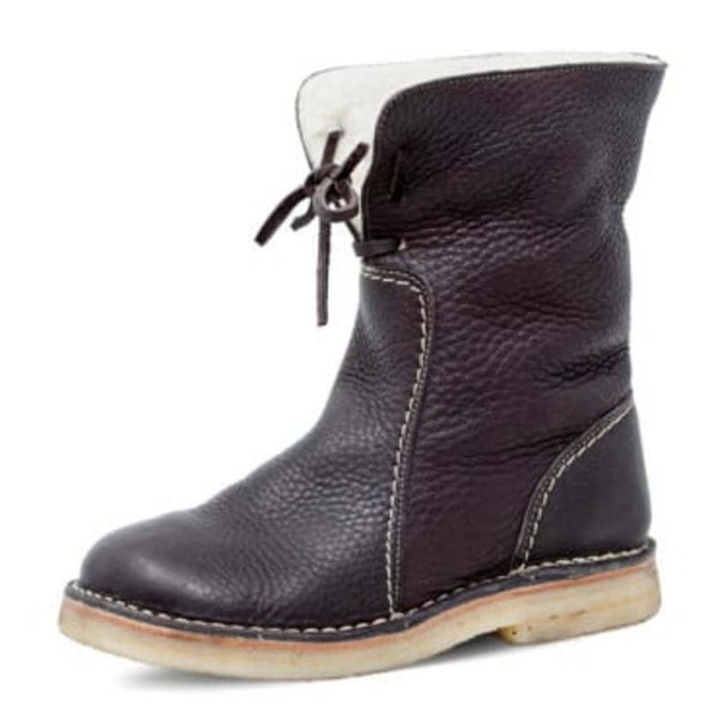 Clara™ | Orthopädische Wasserdichte Leder-Schneestiefel