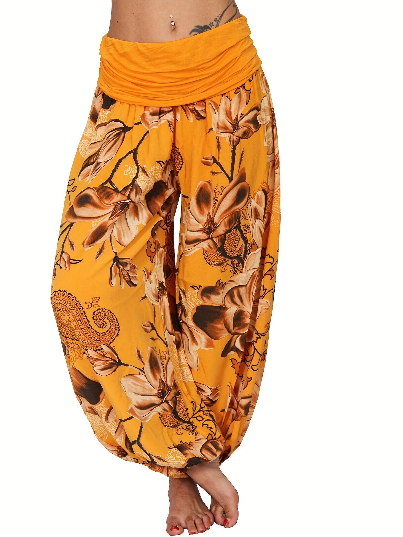 Muri™ | Elegante Blumen-Bohémien-Hose
