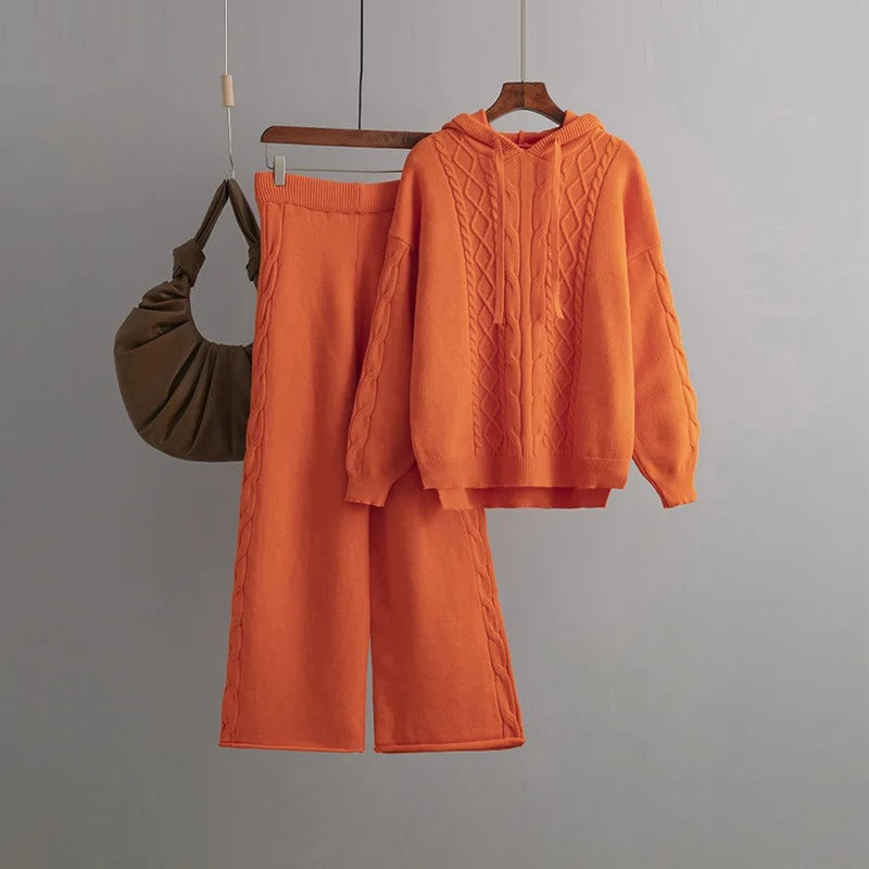 Rowena™ | Bequemes Strickkostüm-Set