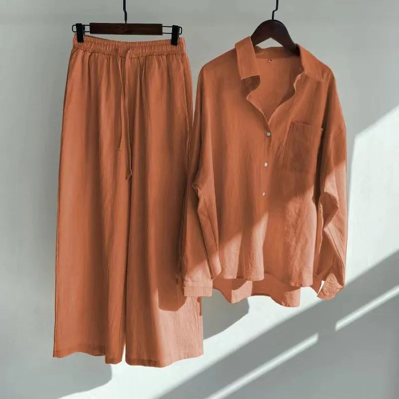 Dream™ | Baumwoll-Leinen Ensemble Eleganz Komfort