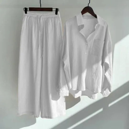 Dream™ | Baumwoll-Leinen Ensemble Eleganz Komfort