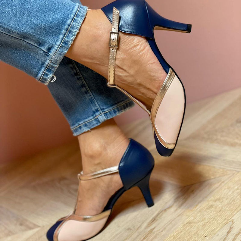 Alessia™ | Elegante und bequeme T-Strap-Pumps