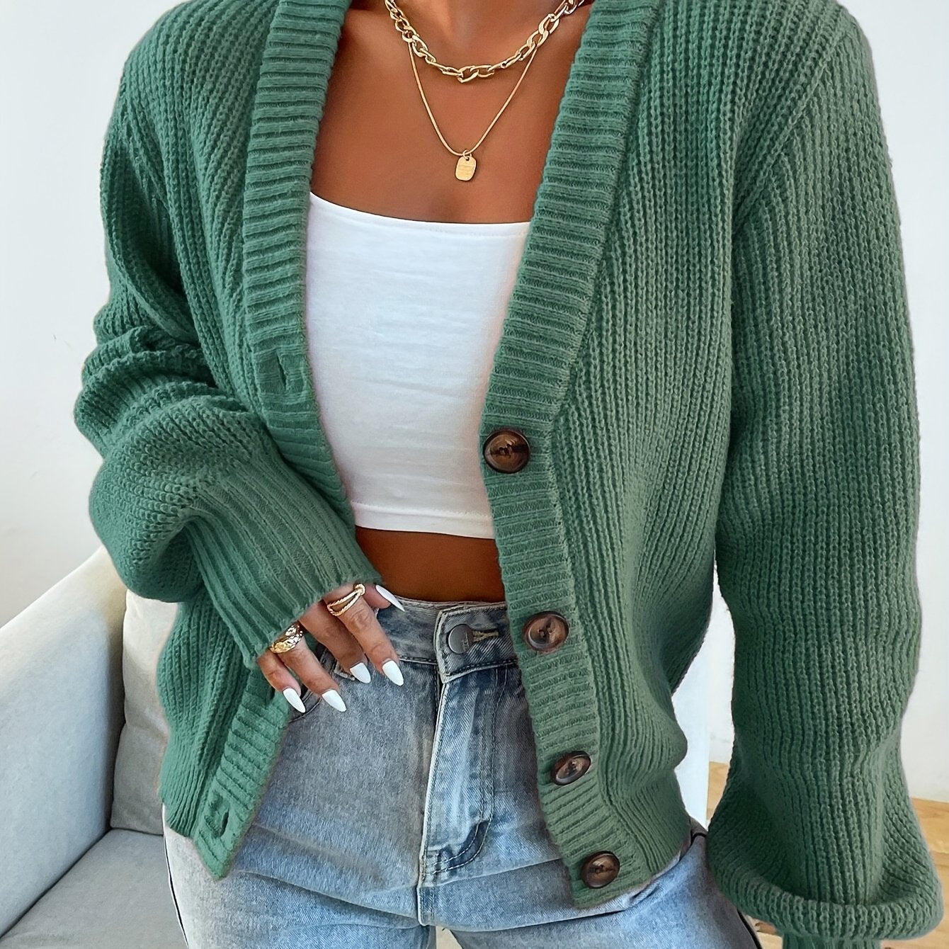 Oriana™ | Eleganter Cardigan aus Viskose