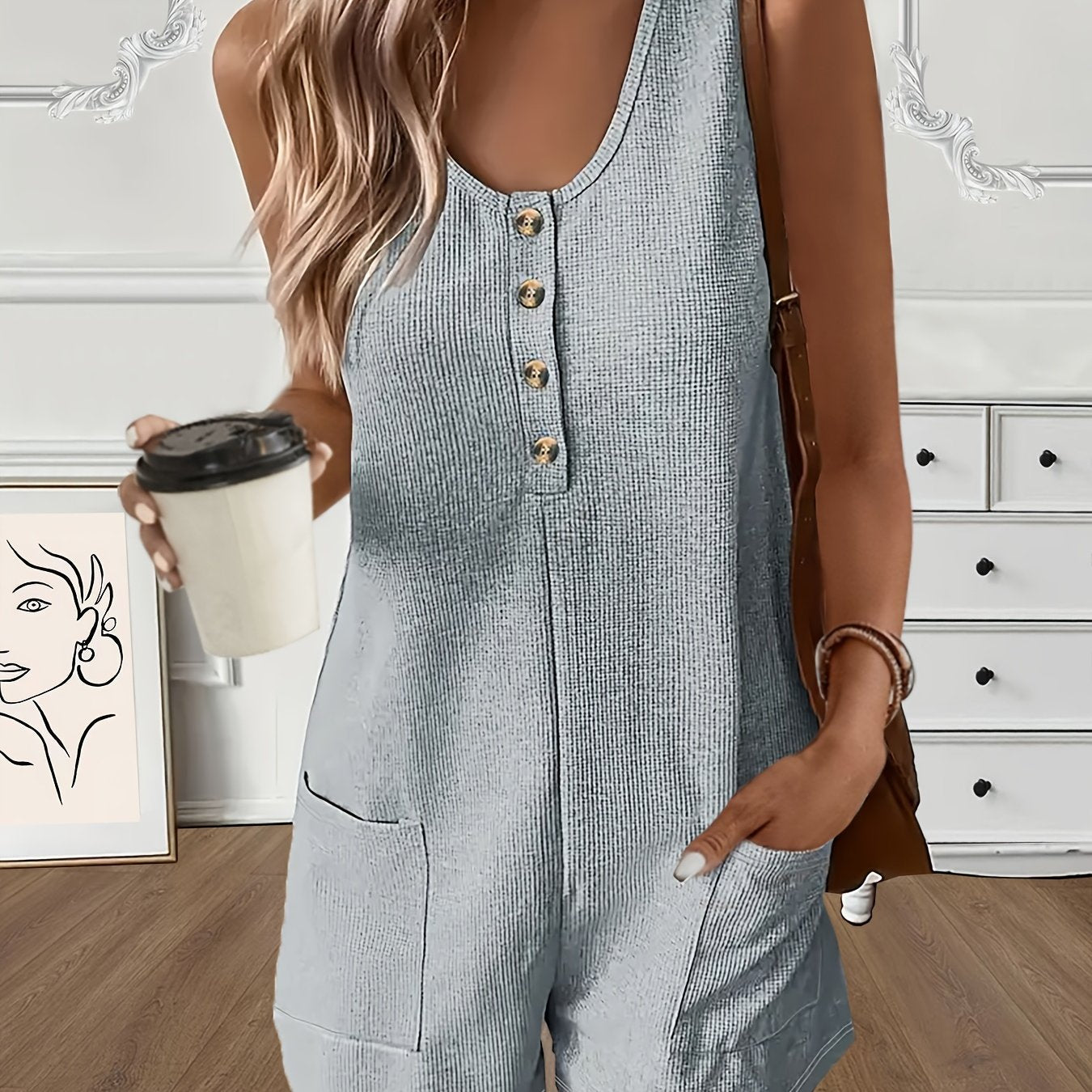 Lika™ | Lässiger Overall mit Taschen