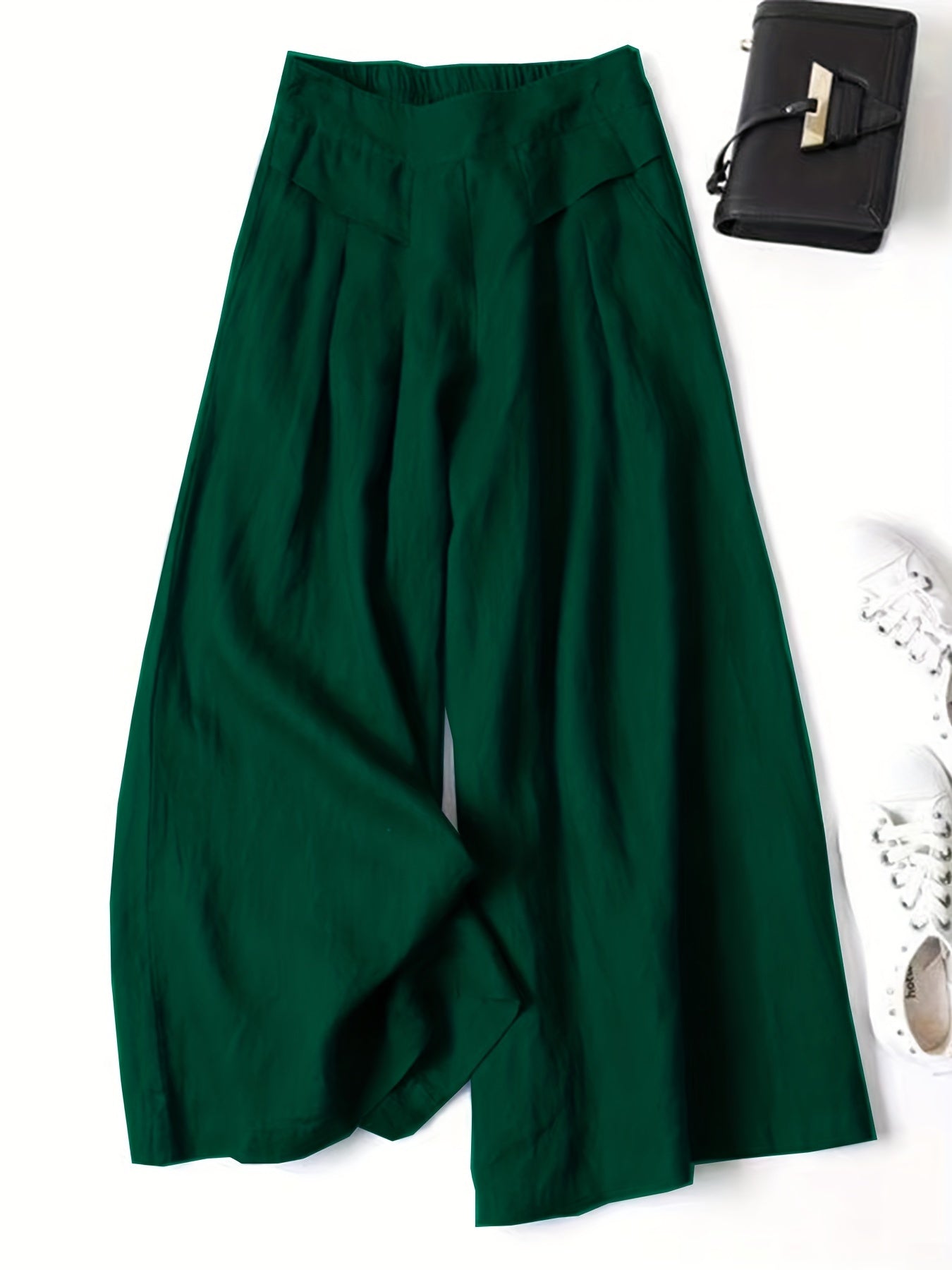 Jani™ | Retro Weitbeinige Leinenhose