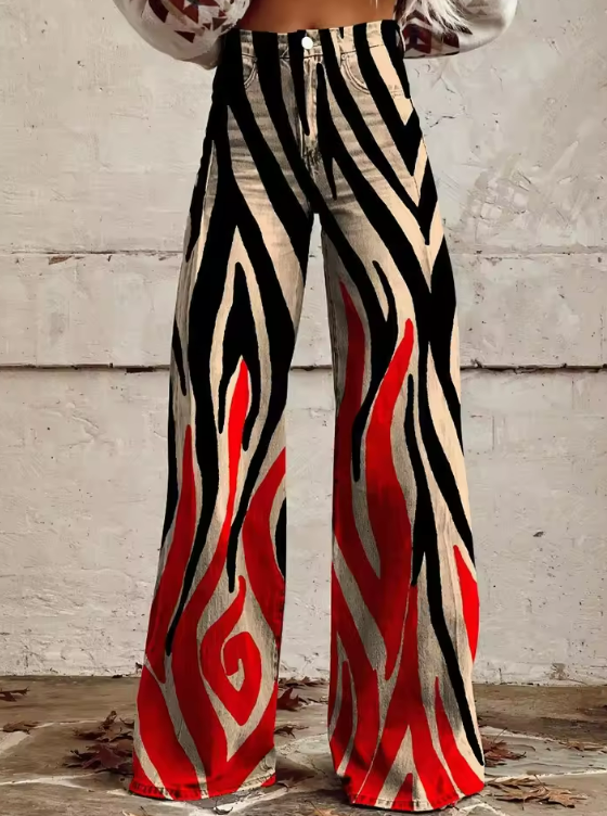 Bertha™ | Elegante Boho-Hose