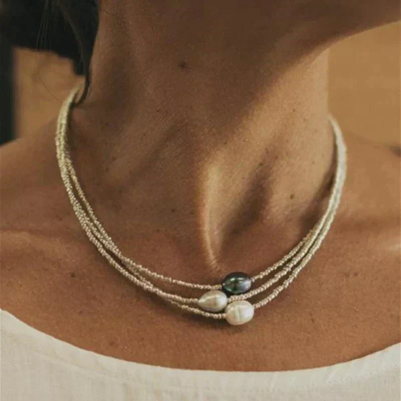 Élégance™ | Collier aus natürlichen Perlen