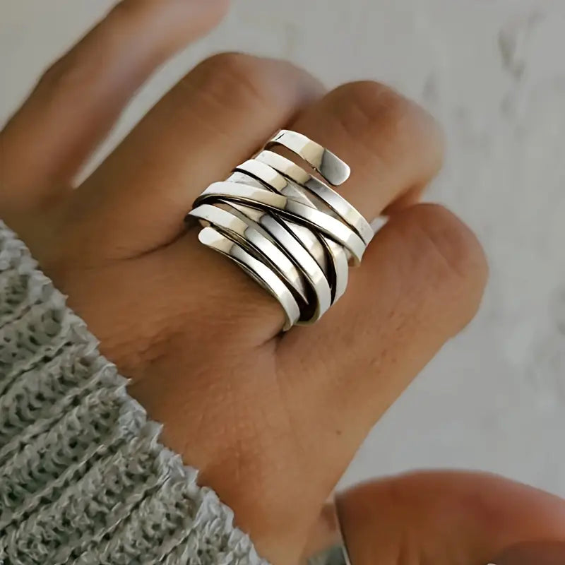 Bliss™ | Eleganter Vintage-Ring aus Silber