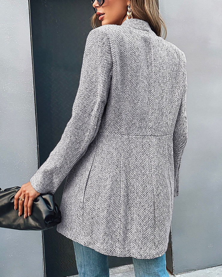 Nalera™ | Eleganter langer Blazer aus Wolle
