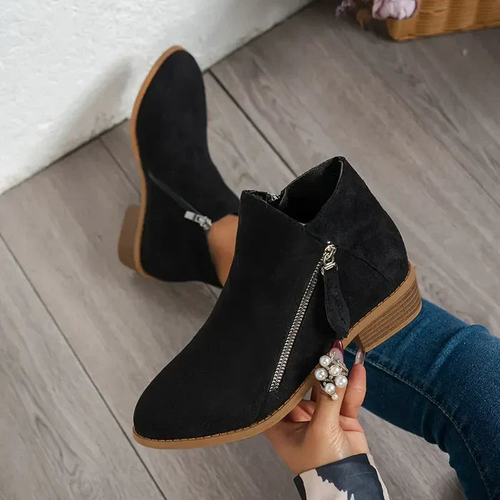 Elise™ | Elegante Komfort-Stiefeletten aus Diamant