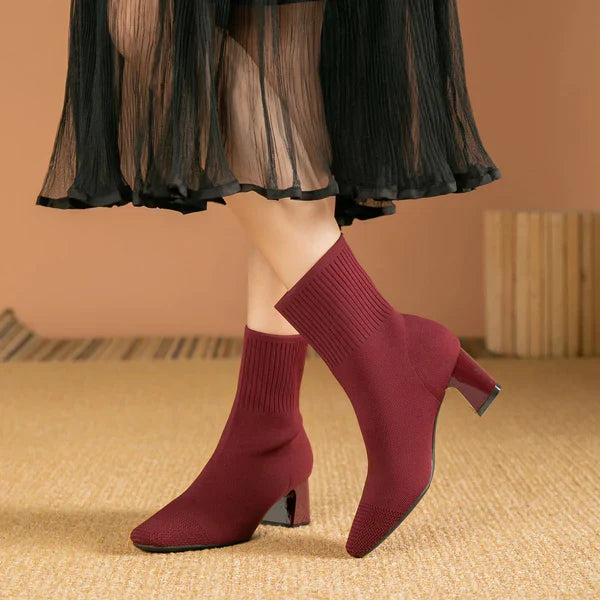Josie™ | Schicke Strickstiefeletten