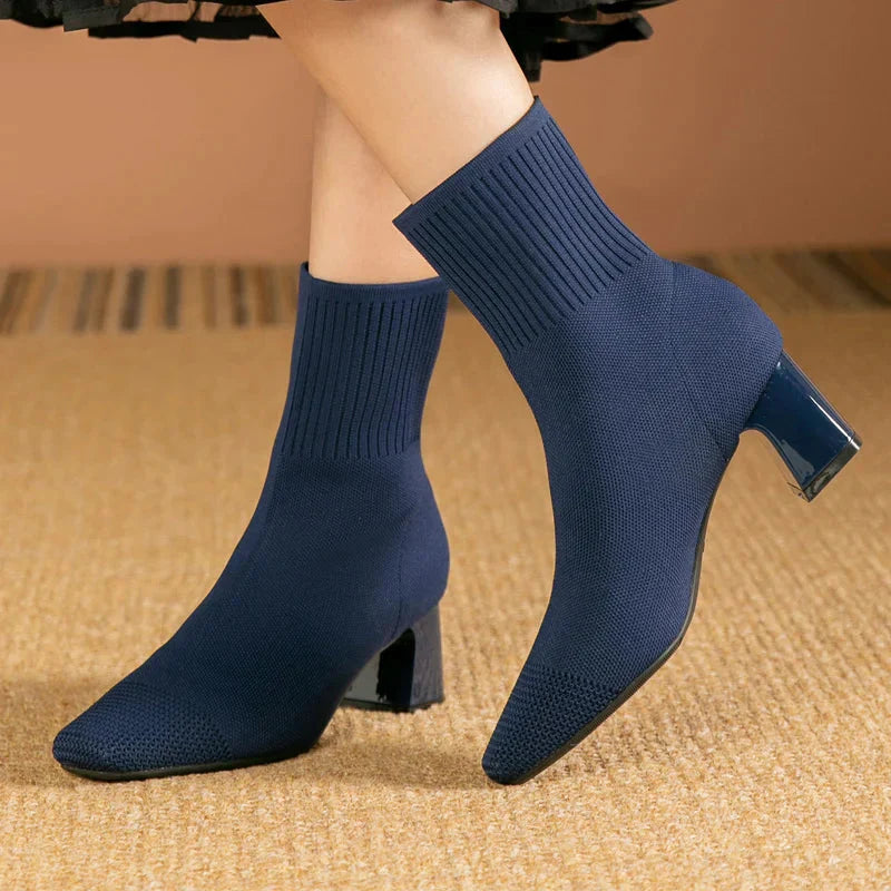 Josie™ | Schicke Strickstiefeletten