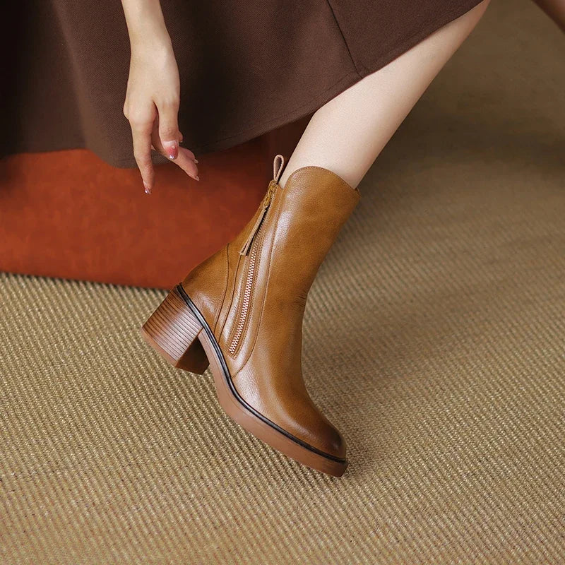 Tresa™ | Elegante Lederstiefel