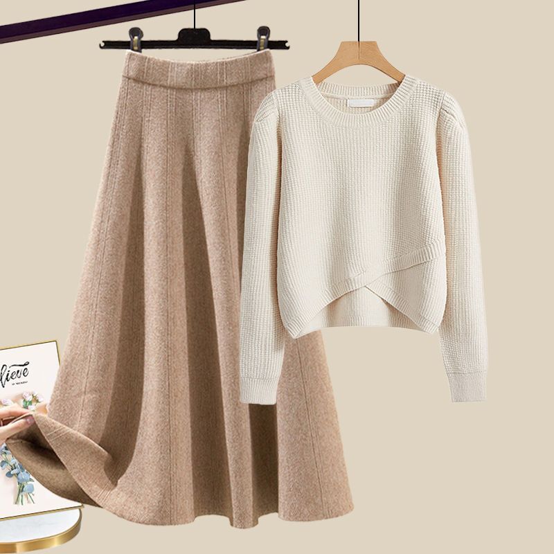 Anne™ | Elegantes Strick-Ensemble mit Pullover und Rock
