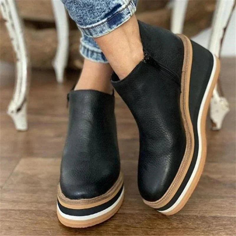 Danise™ | Elegante Plateau-Stiefeletten
