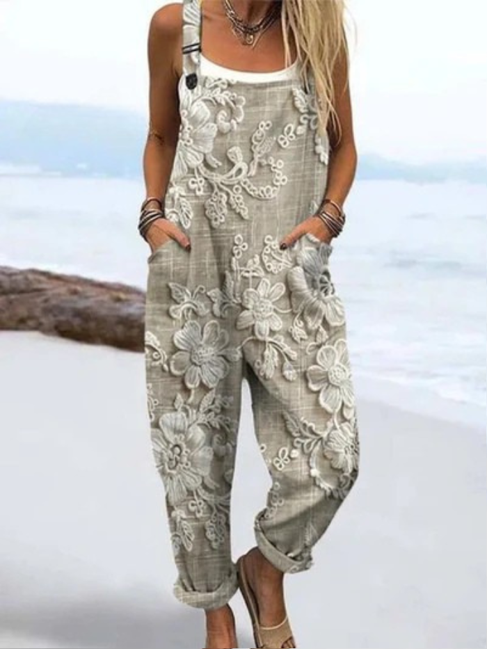 Davi™ | Leichte und Elegante Vintage-Jumpsuit