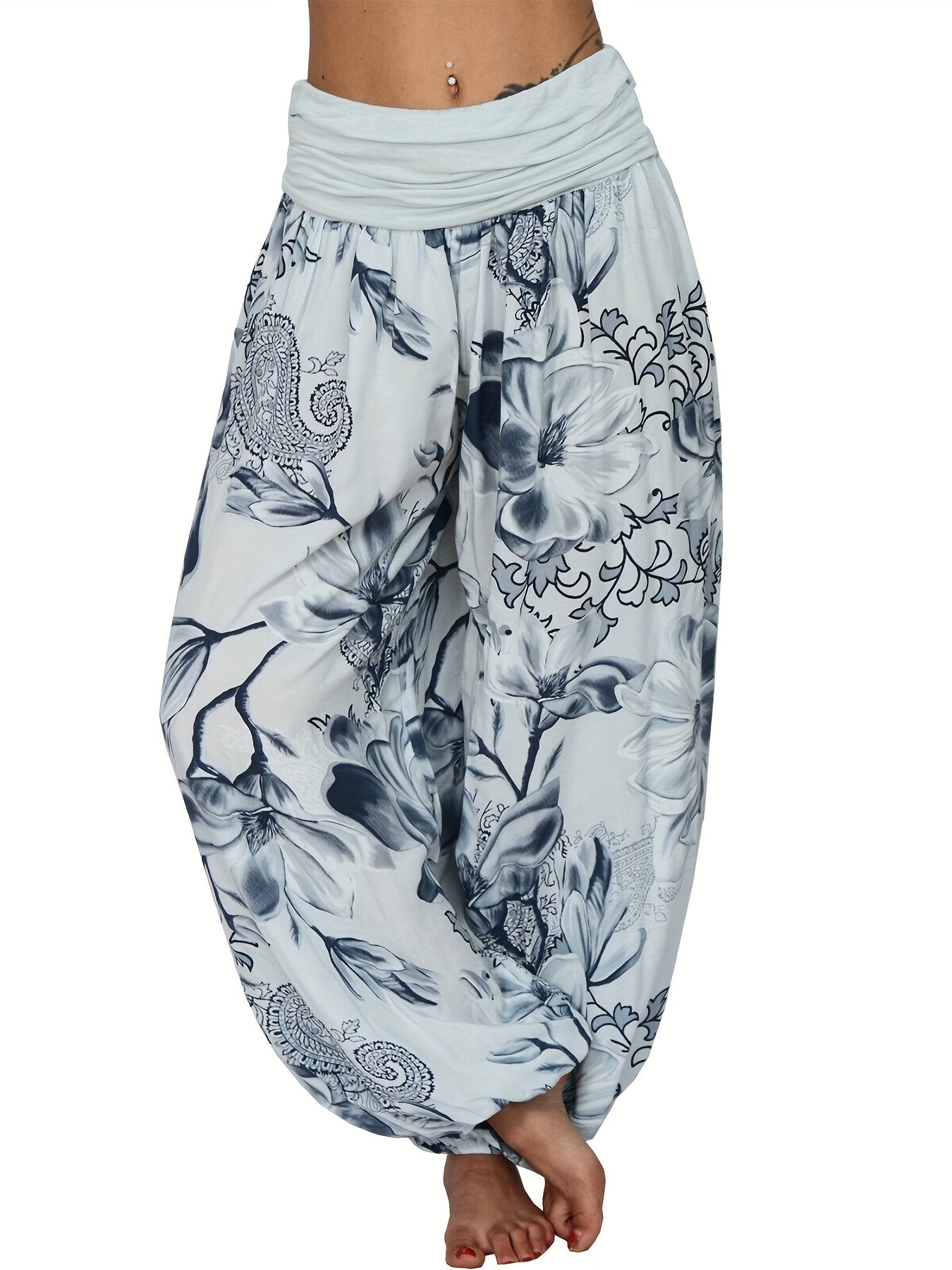 Muri™ | Elegante Blumen-Bohémien-Hose