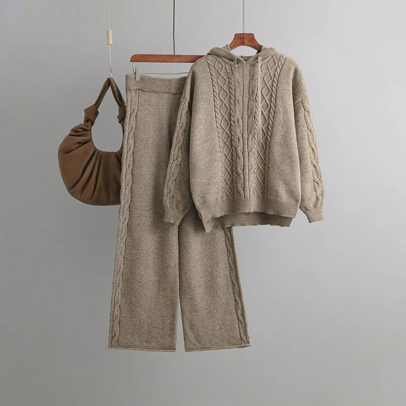 Rowena™ | Bequemes Strickkostüm-Set