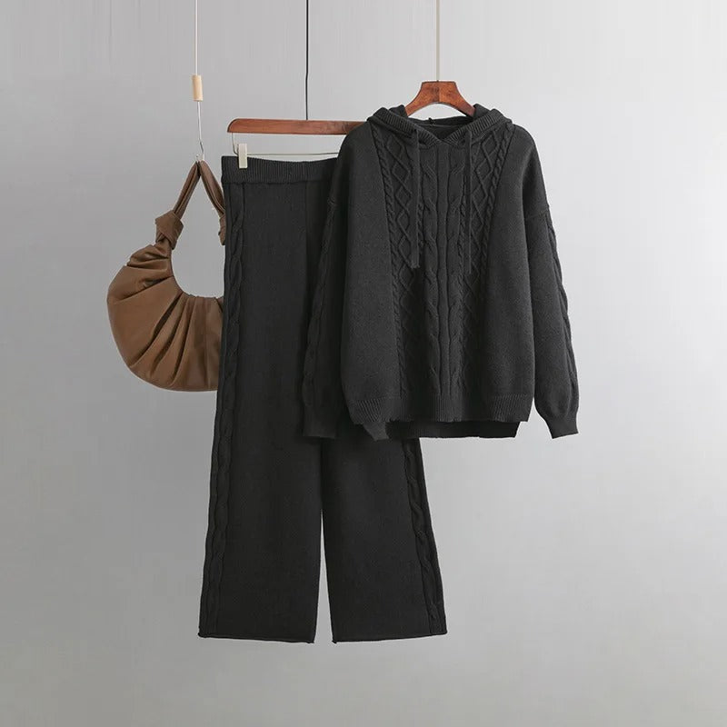 Rowena™ | Bequemes Strickkostüm-Set