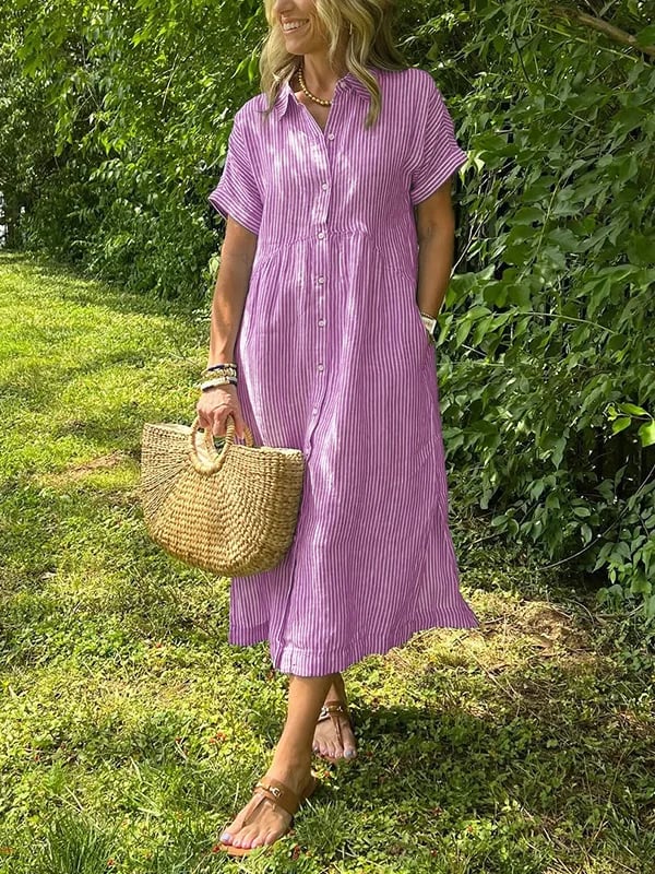 Aglyn™ | Elegantes Maxikleid aus Baumwolle