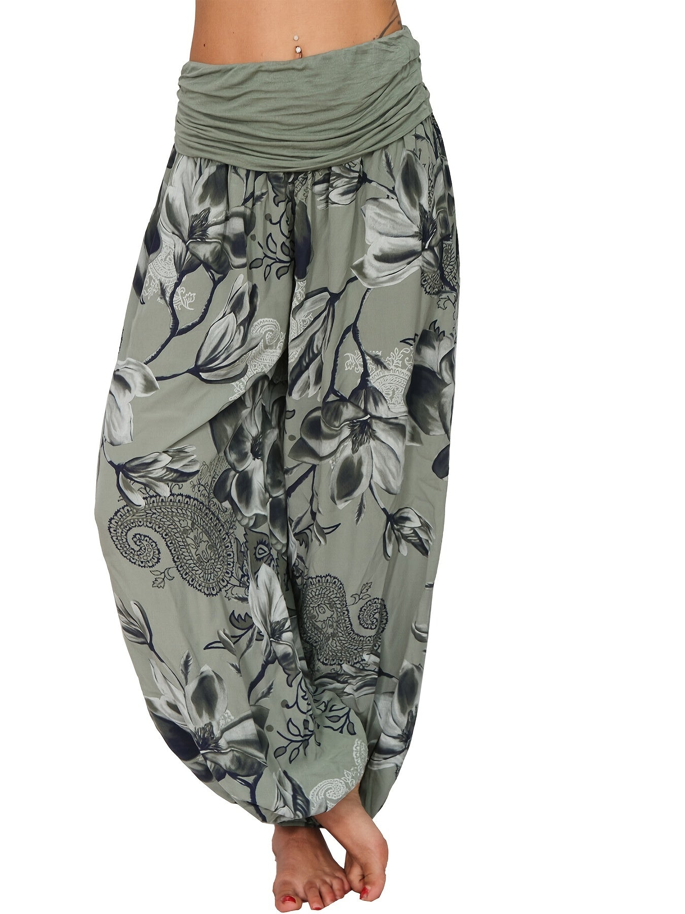 Muri™ | Elegante Blumen-Bohémien-Hose