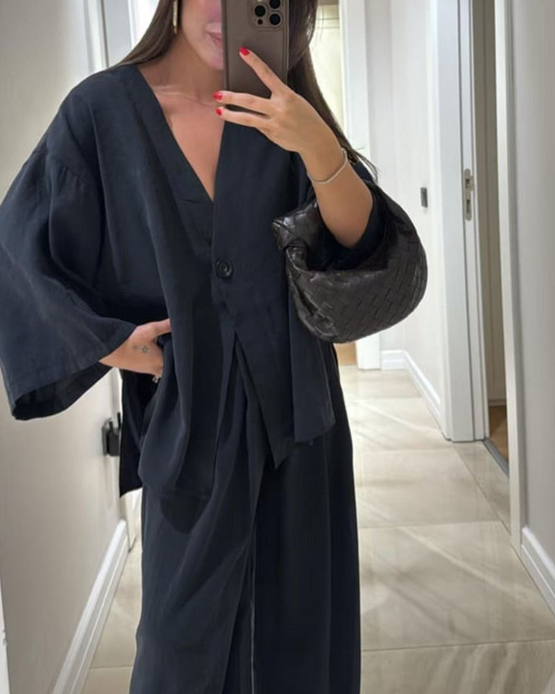 Mélanie™ | Elegantes, lässiges Set aus leichtem Stoff