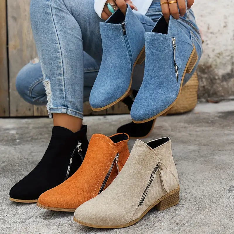 Elise™ | Elegante Komfort-Stiefeletten aus Diamant
