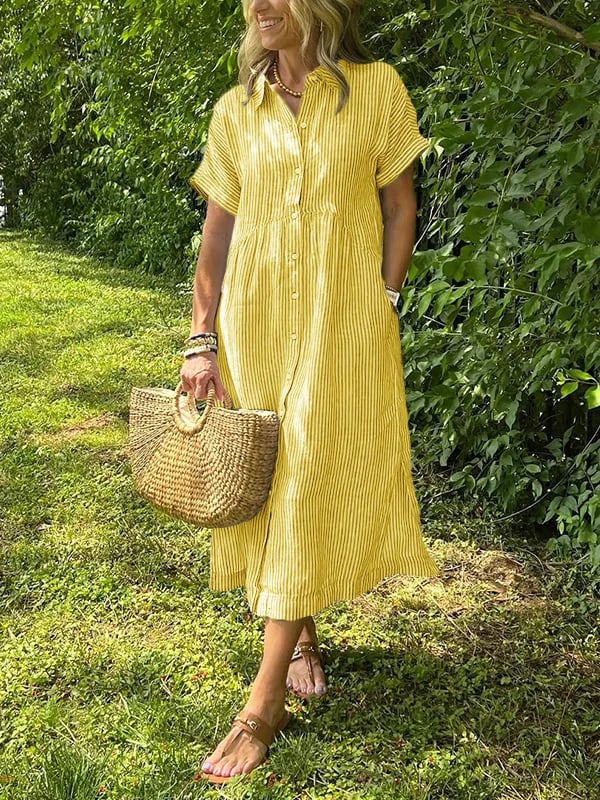 Aglyn™ | Elegantes Maxikleid aus Baumwolle