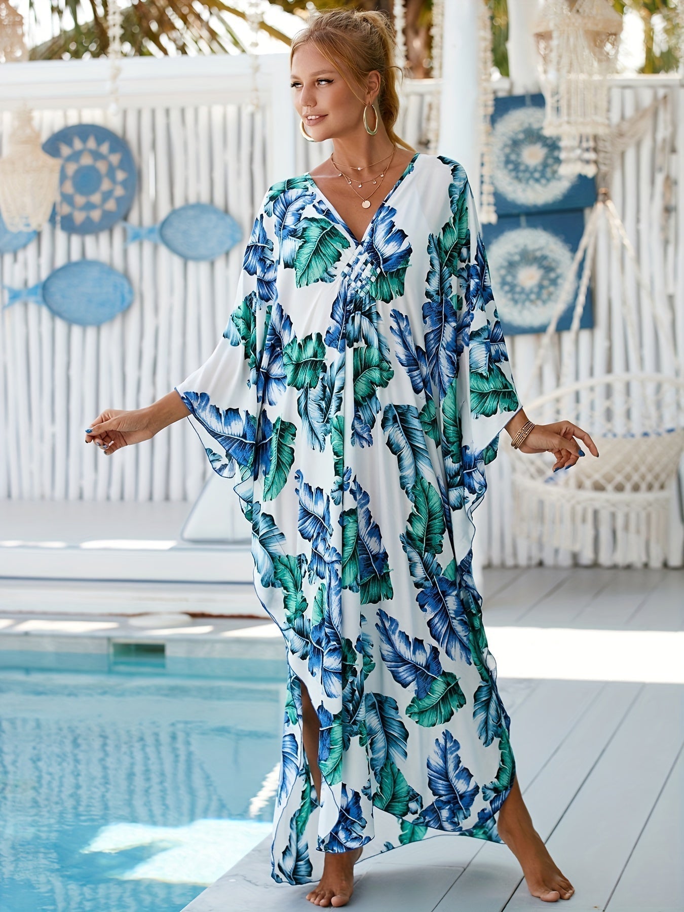 Isla™ | Elegantes Tropenkleid aus Baumwolle und Bambus