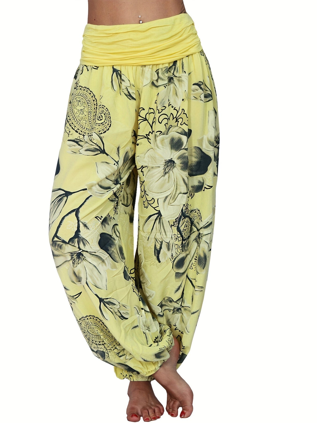 Muri™ | Elegante Blumen-Bohémien-Hose