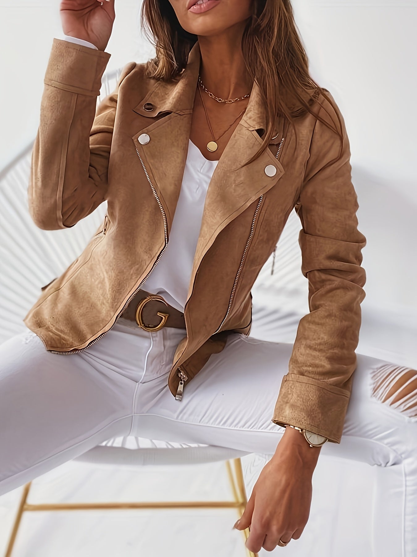 Camille™ | Elegante Zip-Jacke