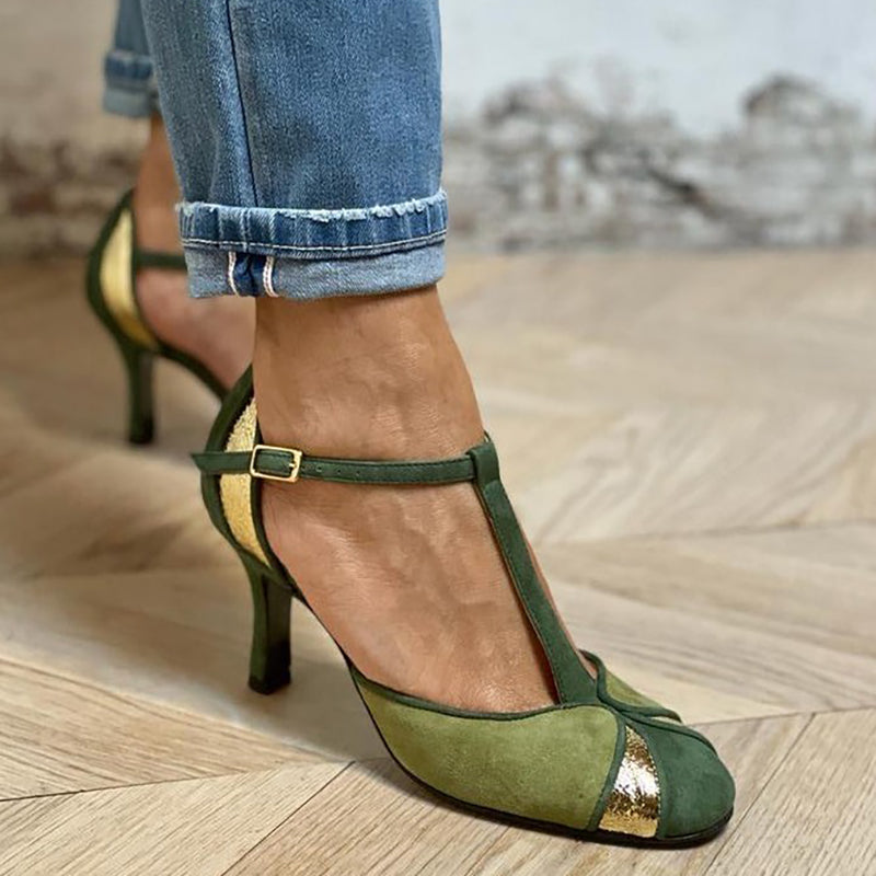 Taviana™ | Elegante Patchwork-Pumps