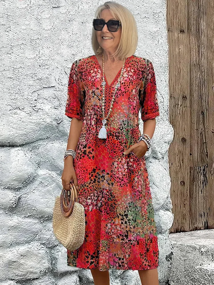 Colette™ | Elegantes Midi-Kleid