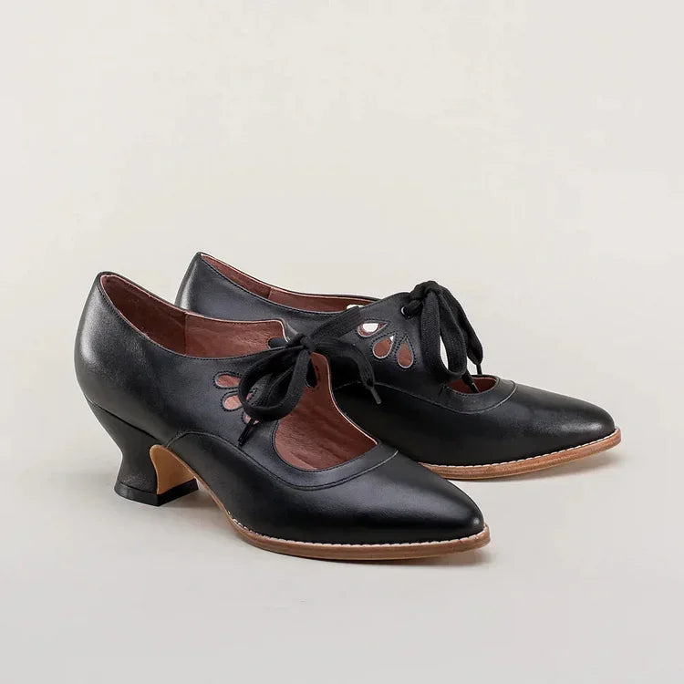 Lilly™ | Elegante Vintage-Lederabsätze