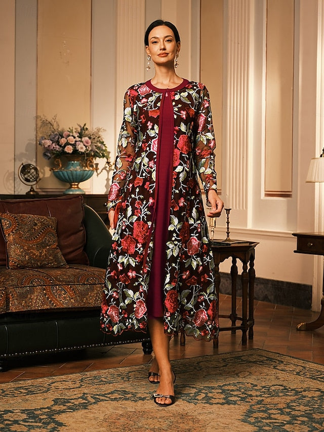 Leste™ | Elegantes Cocktailkleid in Tee-Länge