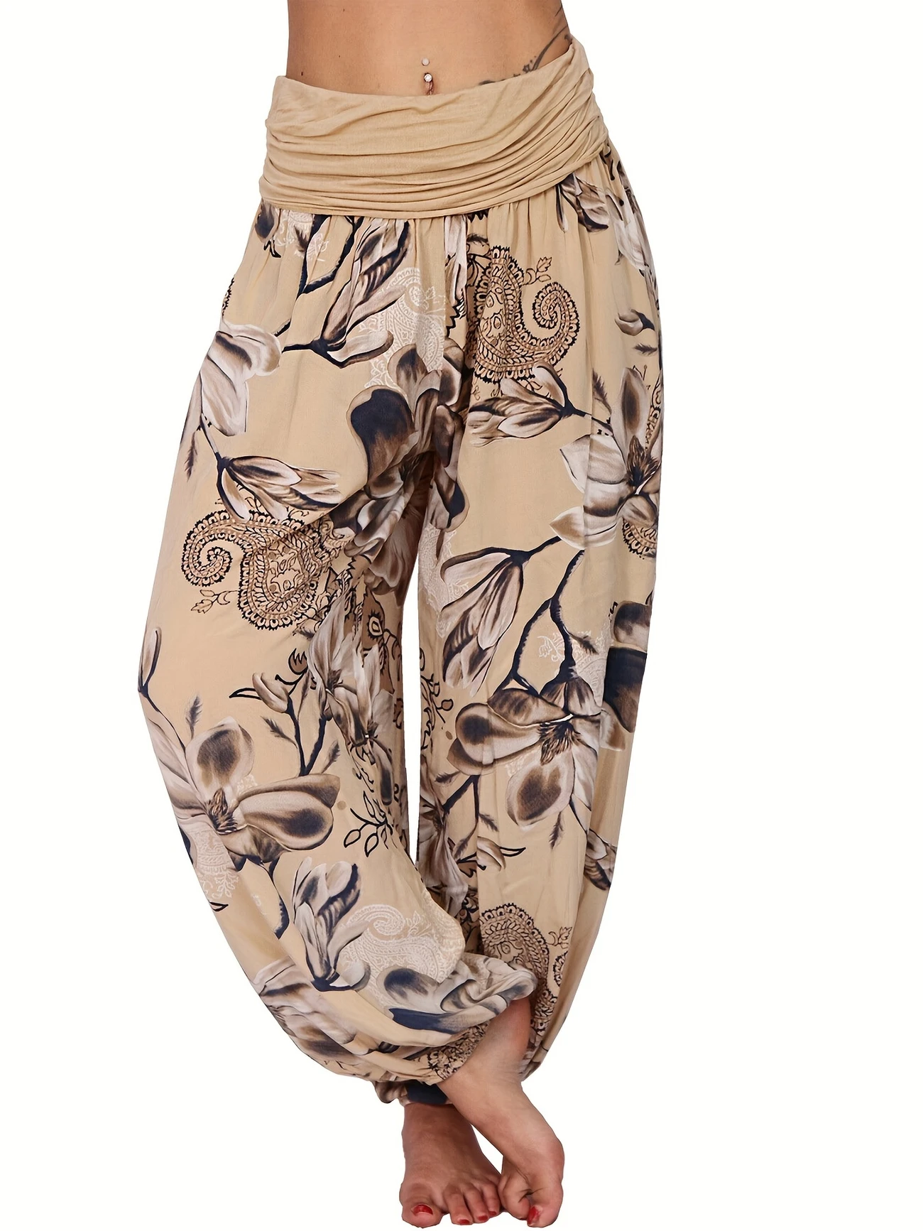 Muri™ | Elegante Blumen-Bohémien-Hose