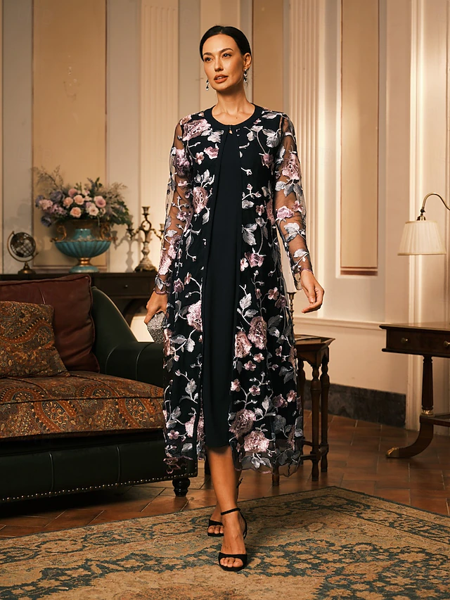 Leste™ | Elegantes Cocktailkleid in Tee-Länge