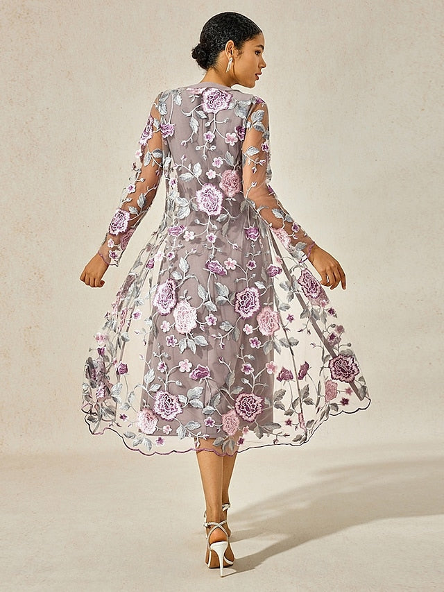 Leste™ | Elegantes Cocktailkleid in Tee-Länge