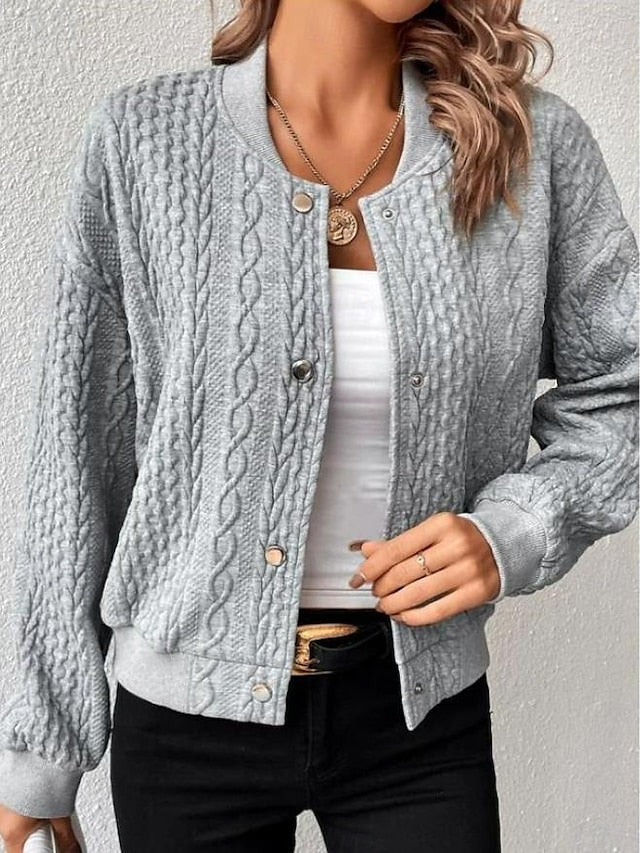 Amara™ | Legere Polyesterjacke, Eleganter Komfort