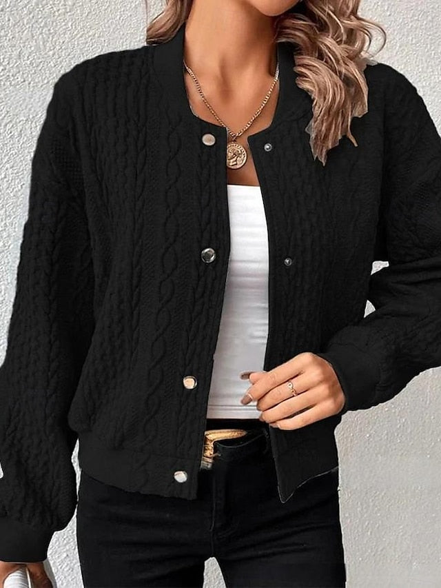 Amara™ | Legere Polyesterjacke, Eleganter Komfort