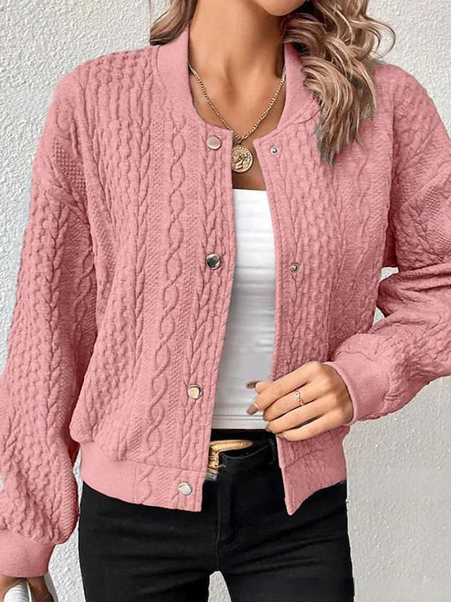 Amara™ | Legere Polyesterjacke, Eleganter Komfort