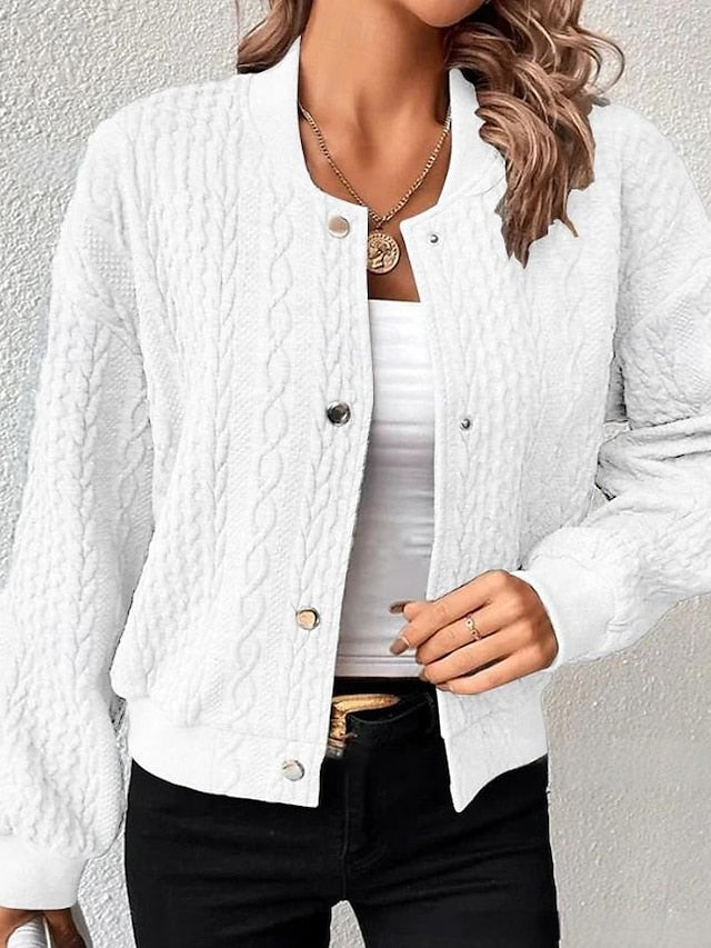 Amara™ | Legere Polyesterjacke, Eleganter Komfort