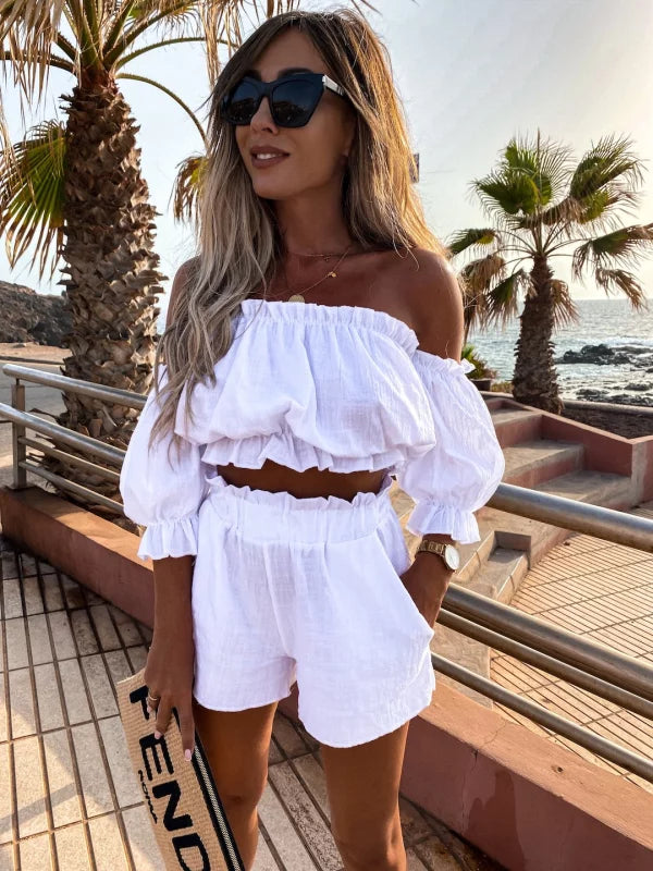 Ananya™ | Elegantes Sommer-Set aus Baumwolle